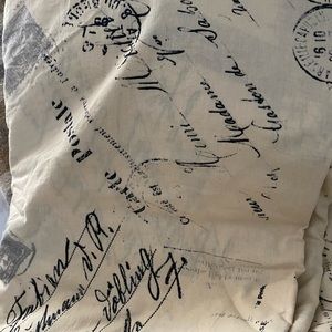 Paris full size flat sheet never used